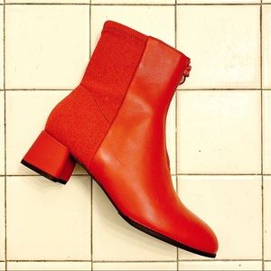 CAMPER Katie red ankle boots